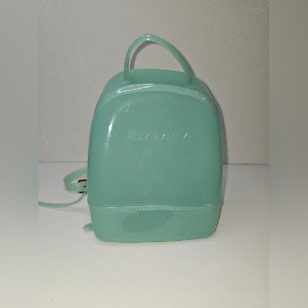 Huda Beauty Mini Backpack Turquoise Mint Green Adjustable Straps - Picture 2 of 11